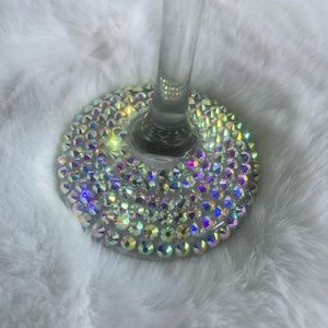 Bedazzled Wine Glass